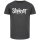 Slipknot (Logo) - Kinder T-Shirt, charcoal, weiß, 140