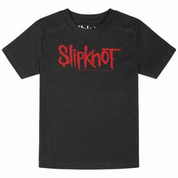 Slipknot (Logo) - Kinder T-Shirt, schwarz, rot, 104