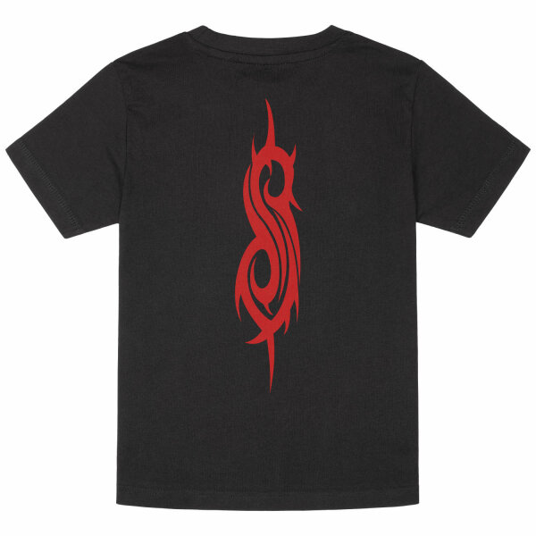 Slipknot (Logo) - Kinder T-Shirt, schwarz, rot, 104