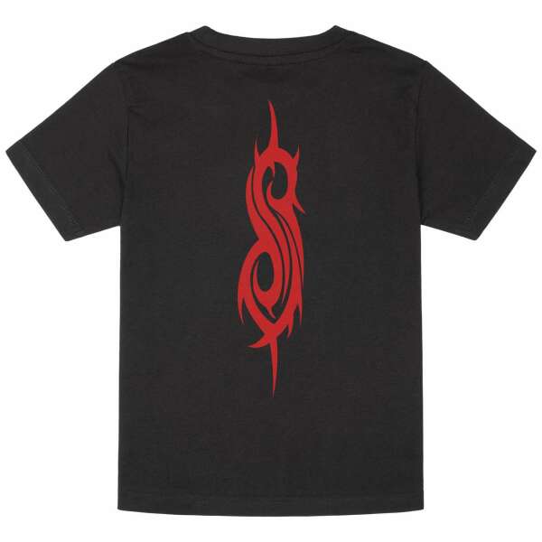 Slipknot (Logo) - Kinder T-Shirt, schwarz, rot, 140