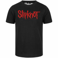 Slipknot (Logo) - Kinder T-Shirt, schwarz, rot, 164