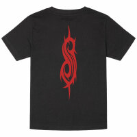 Slipknot (Logo) - Kinder T-Shirt, schwarz, rot, 164