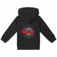 Slipknot (Star Symbol) - Baby Kapuzenjacke, schwarz, rot/weiß, 56/62