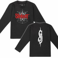 Slipknot (Star Symbol) - Baby longsleeve, black, red/white, 56/62