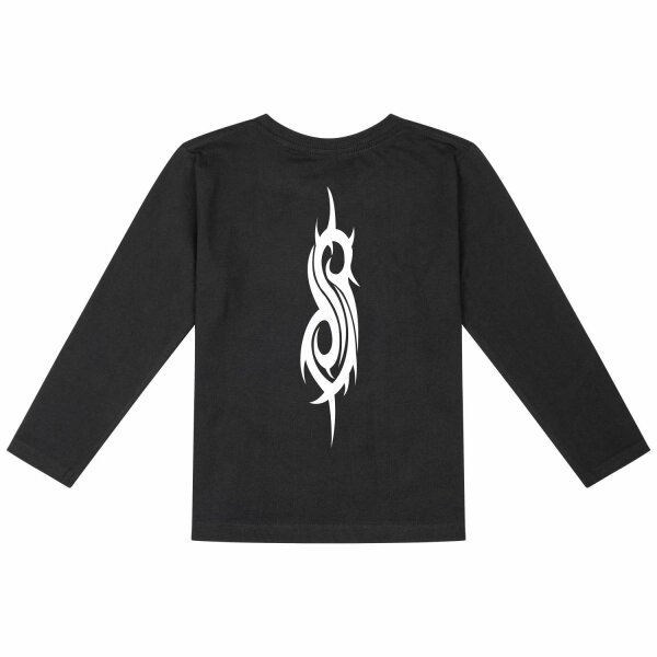 Slipknot (Star Symbol) - Kinder Longsleeve, schwarz, rot/weiß, 104