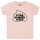Stinkbombenleger - Baby T-Shirt, hellrosa, schwarz, 80/86