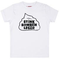 Stinkbombenleger - Baby T-Shirt - weiß - schwarz -...
