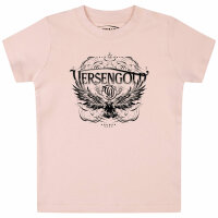 Versengold (Rabe) - Baby T-Shirt - hellrosa - schwarz -...