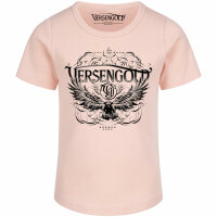 Versengold (Rabe) - Girly Shirt - hellrosa - schwarz - 116