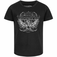 Versengold (Rabe) - Girly shirt, black, white, 128