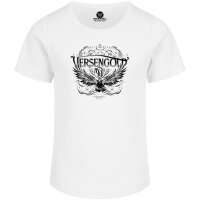 Versengold (Rabe) - Girly Shirt, weiß, schwarz, 152