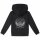 Versengold (Rabe) - Kids zip-hoody, black, white, 140