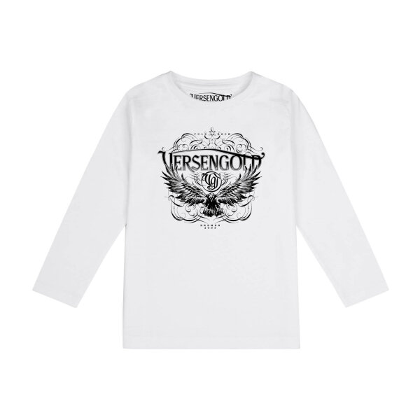 Versengold (Rabe) - Kids longsleeve, white, black, 140