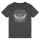 Versengold (Rabe) - Kinder T-Shirt, charcoal, weiß, 116