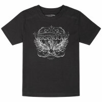 Versengold (Rabe) - Kinder T-Shirt, schwarz, weiß, 116