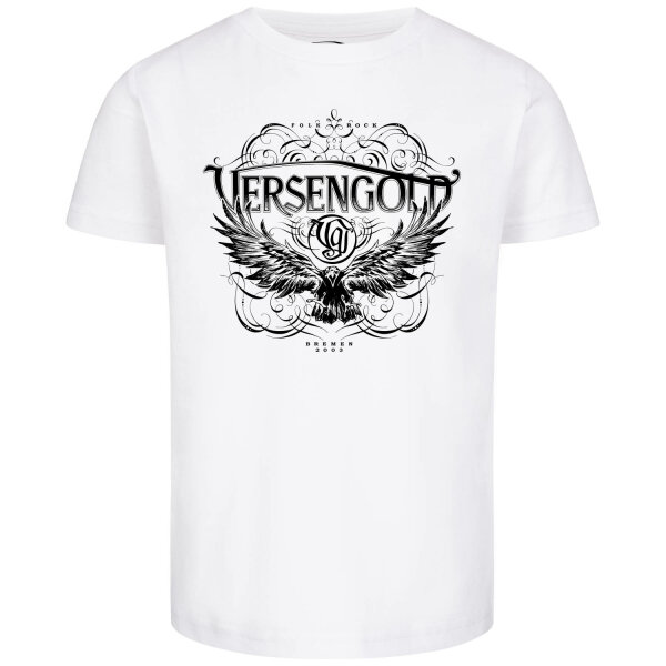 Versengold (Rabe) - Kids t-shirt, white, black, 152