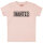 Wanted - Baby t-shirt, pale pink, black, 56/62