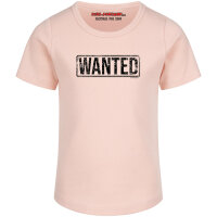 Wanted - Girly Shirt, hellrosa, schwarz, 104