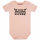 Wicht von schlechten Eltern - Baby bodysuit, pale pink, black, 56/62