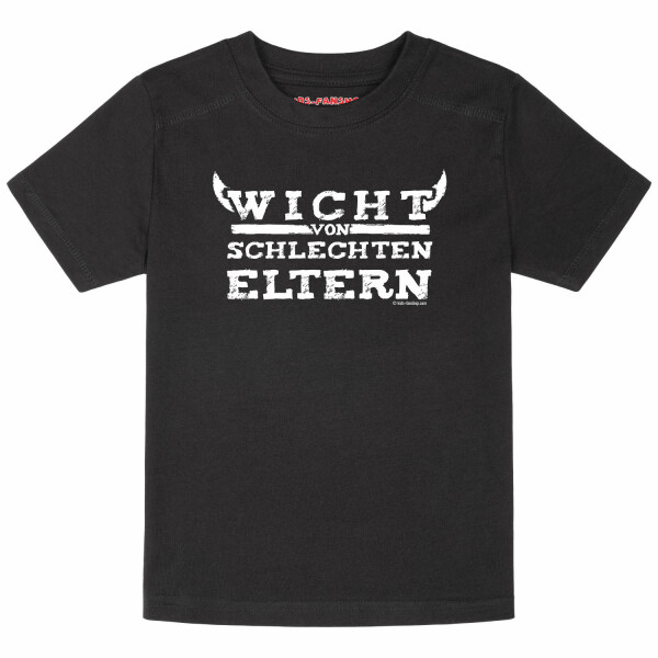 Wicht von schlechten Eltern - Kids t-shirt, black, white, 116