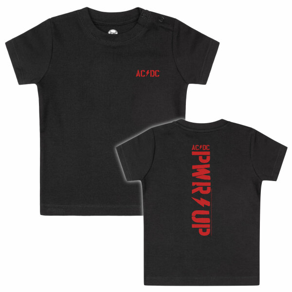 AC/DC (PWR UP) - Baby T-Shirt, schwarz, rot, 80/86