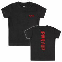 AC/DC (PWR UP) - Baby T-Shirt - schwarz - rot - 80/86