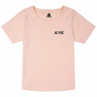 AC/DC (PWR UP) - Girly Shirt, hellrosa, schwarz, 104