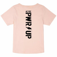 AC/DC (PWR UP) - Girly shirt, pale pink, black, 104