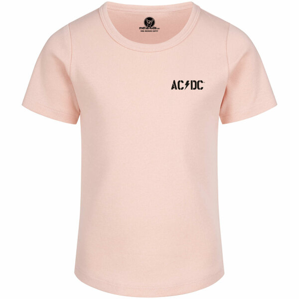 AC/DC (PWR UP) - Girly shirt, pale pink, black, 116