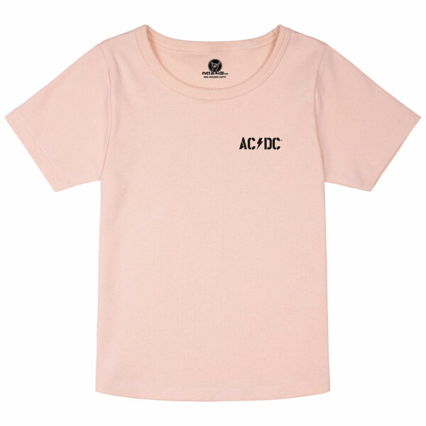 AC/DC (PWR UP) - Girly shirt, pale pink, black, 116