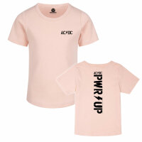 AC/DC (PWR UP) - Girly shirt - pale pink - black - 116