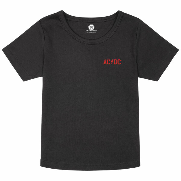 AC/DC (PWR UP) - Girly Shirt, schwarz, rot, 152