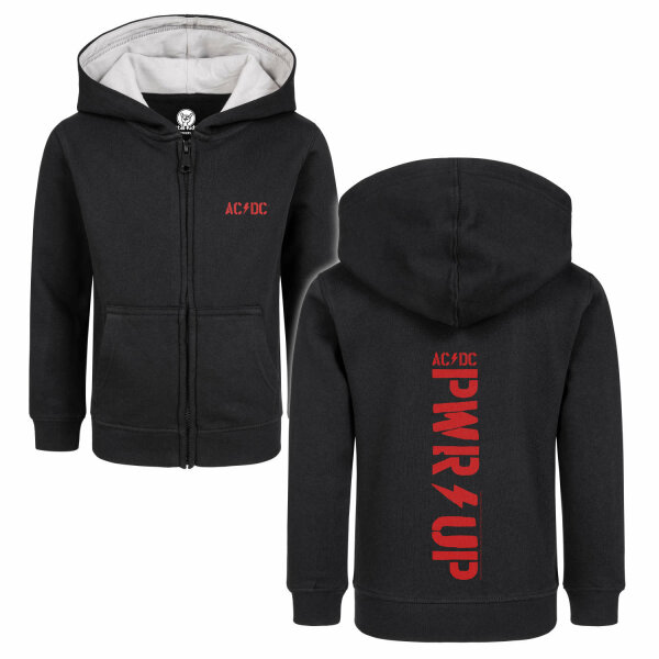 AC/DC (PWR UP) - Kids zip-hoody, black, red, 116