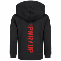 AC/DC (PWR UP) - Kids zip-hoody, black, red, 116