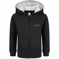 AC/DC (PWR UP) - Kids zip-hoody, black, red, 128