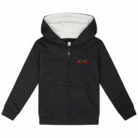 AC/DC (PWR UP) - Kids zip-hoody, black, red, 140