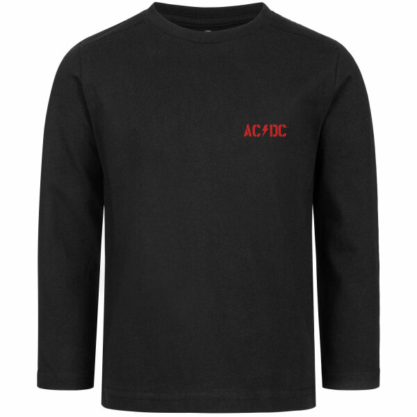 AC/DC (PWR UP) - Kids longsleeve, black, red, 104