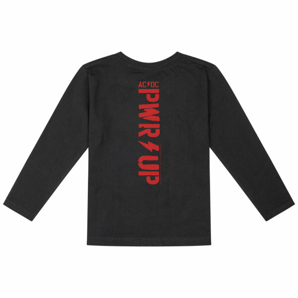 AC/DC (PWR UP) - Kids longsleeve, black, red, 104