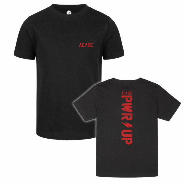 AC/DC (PWR UP) - Kinder T-Shirt, schwarz, rot, 116