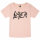 Slayer (Logo) - Girly shirt, pale pink, black, 128