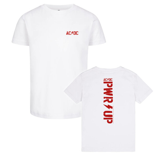 AC/DC (PWR UP) - Kids t-shirt, white, red, 92