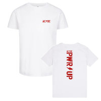 AC/DC (PWR UP) - Kinder T-Shirt, weiß, rot, 92