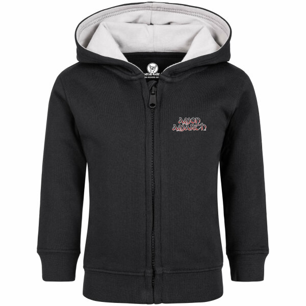 Amon Amarth (Helmet) - Baby zip-hoody, black, multicolour, 56/62