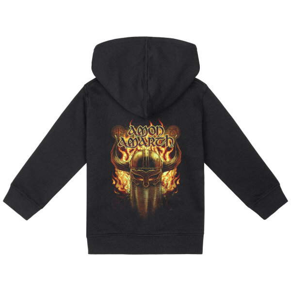 Amon Amarth (Helmet) - Baby zip-hoody, black, multicolour, 56/62