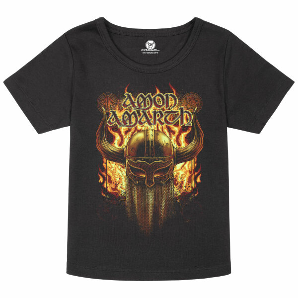 Amon Amarth (Helmet) - Girly Shirt, schwarz, mehrfarbig, 152