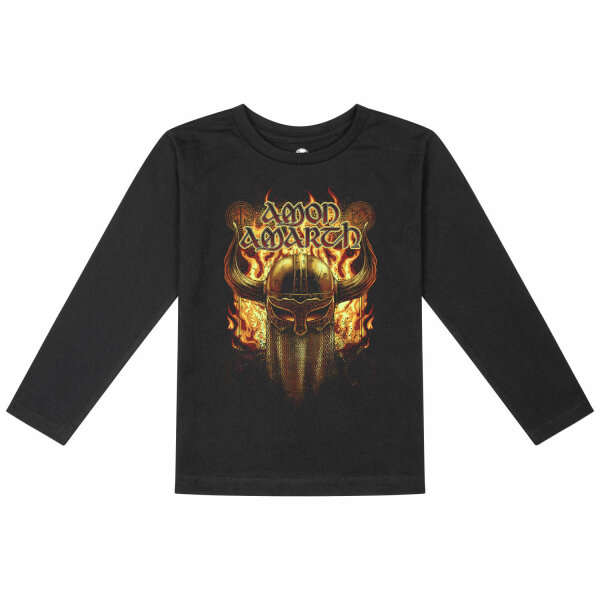 Amon Amarth (Helmet) - Kids longsleeve, black, multicolour, 116