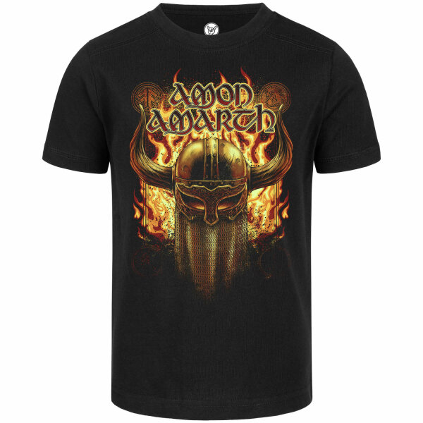 Amon Amarth (Helmet) - Kids t-shirt, black, multicolour, 140