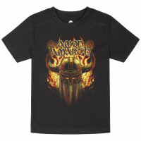 Amon Amarth (Helmet) - Kinder T-Shirt, schwarz, mehrfarbig, 152