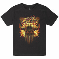 Amon Amarth (Helmet) - Kinder T-Shirt, schwarz, mehrfarbig, 164