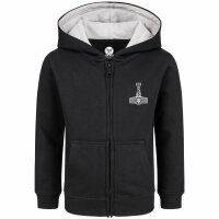 Amon Amarth (Thors Hammer) - Kids zip-hoody, black, multicolour, 152